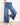 Faithfully Floral Cutout Flower Pants - Denim - By Alexa Rae