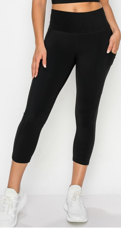 Seize The Day Capri Leggings With Pockets - 5 Colors!