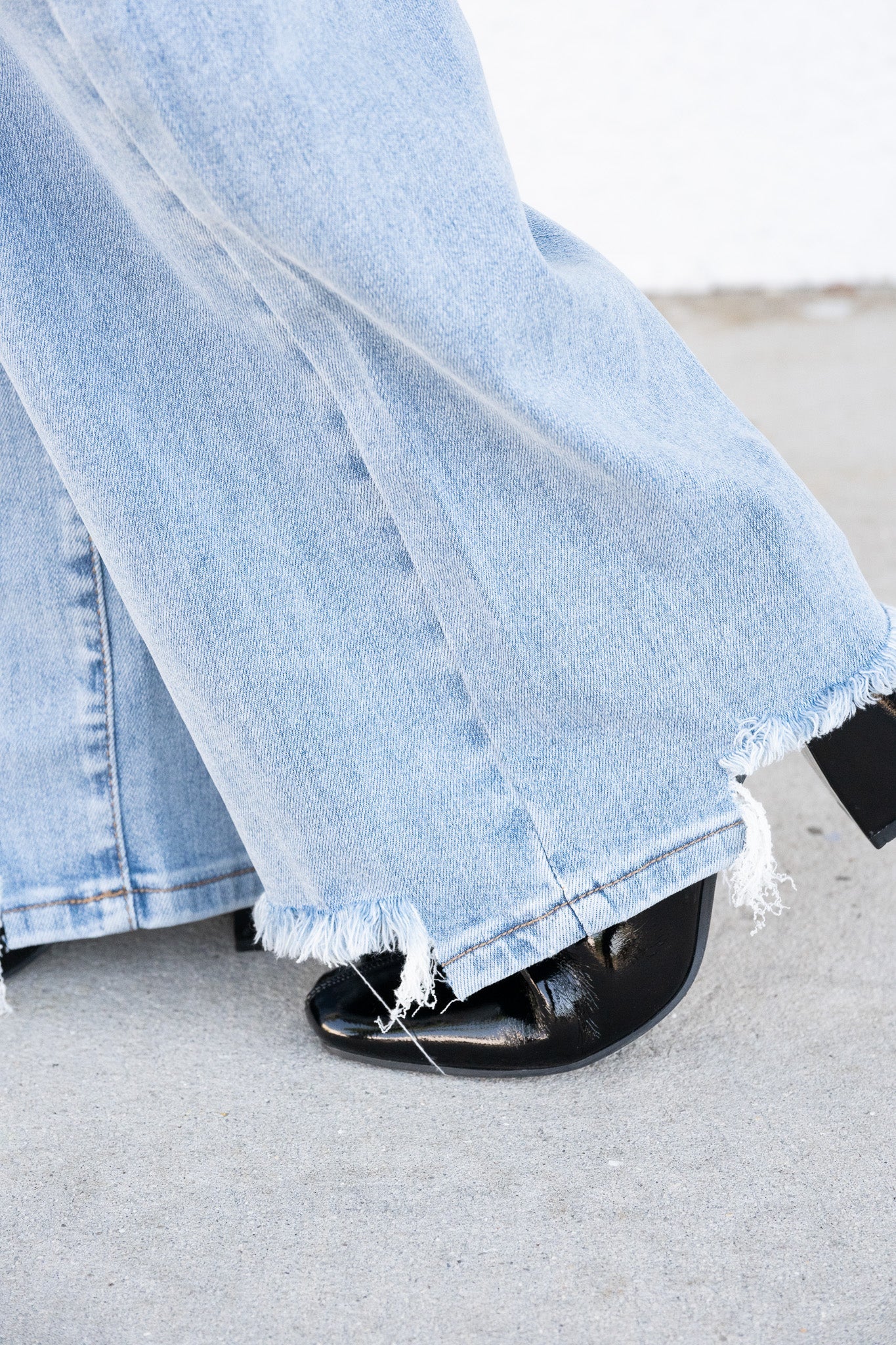 Brooke Jeans By Risen High Rise Wide Leg - Light