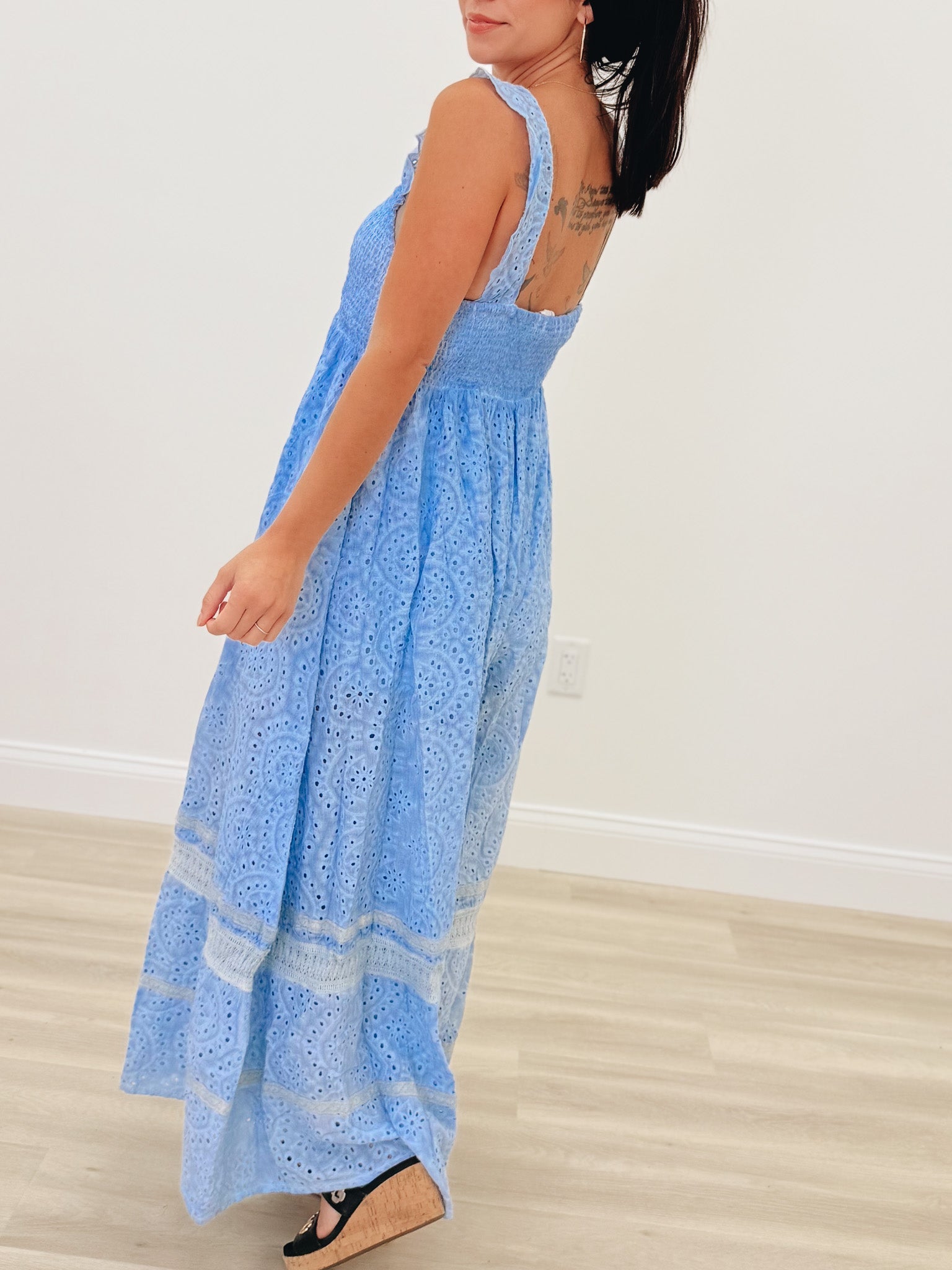 The Elegance In You Jumpsuit - Sky Blue