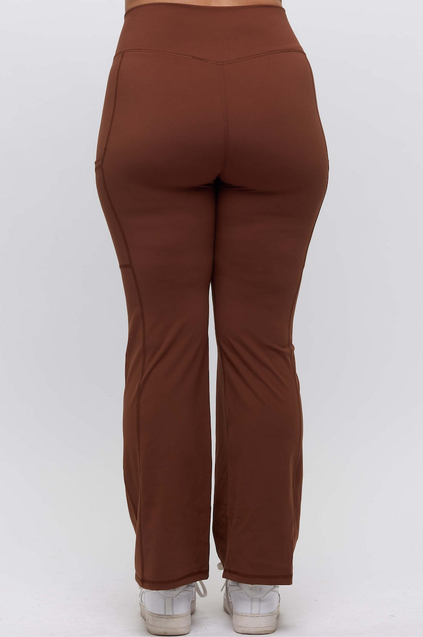Seize The Day Straight Leg Leggings w/ Pockets - 4 Colors!