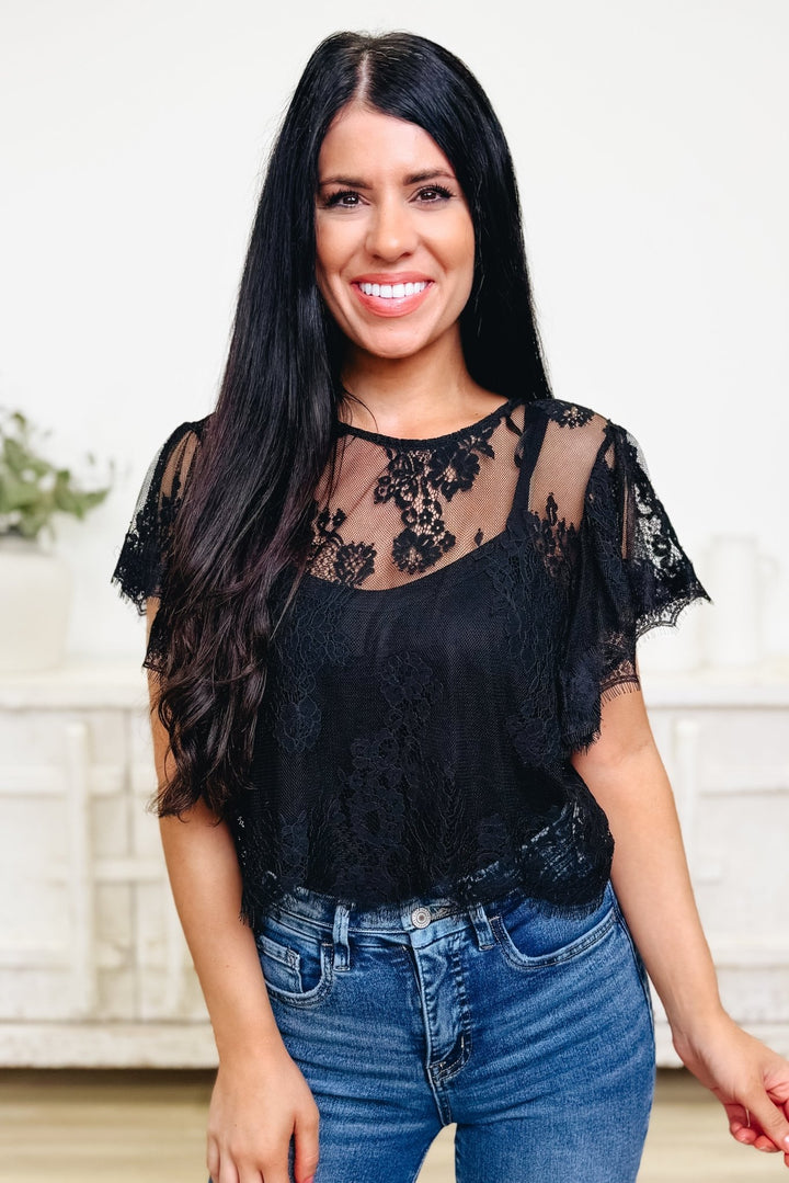 Flutters Of Grace Top - 2 Colors! - By Alexa Rae