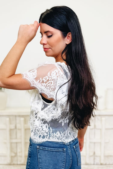 Flutters Of Grace Top - 2 Colors! - By Alexa Rae