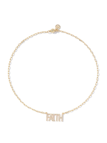 Forever In My Heart Faith Necklace - By Alexa Rae