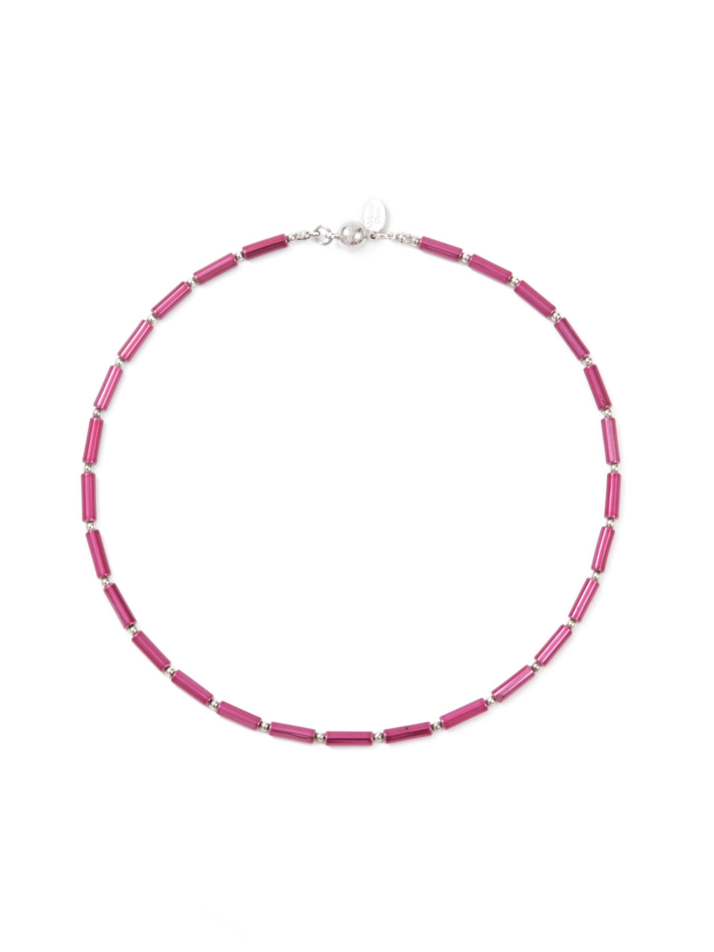 Just Like This Necklace - Viva Magenta