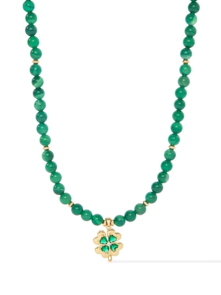Galway Girl Necklace - Emerald - By Alexa Rae
