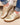 Gana Velcro Strap Casual Sneakers - Gold - By Alexa Rae