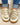 Gana Velcro Strap Casual Sneakers - Gold - By Alexa Rae