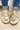 Gana Velcro Strap Casual Sneakers - Gold - By Alexa Rae