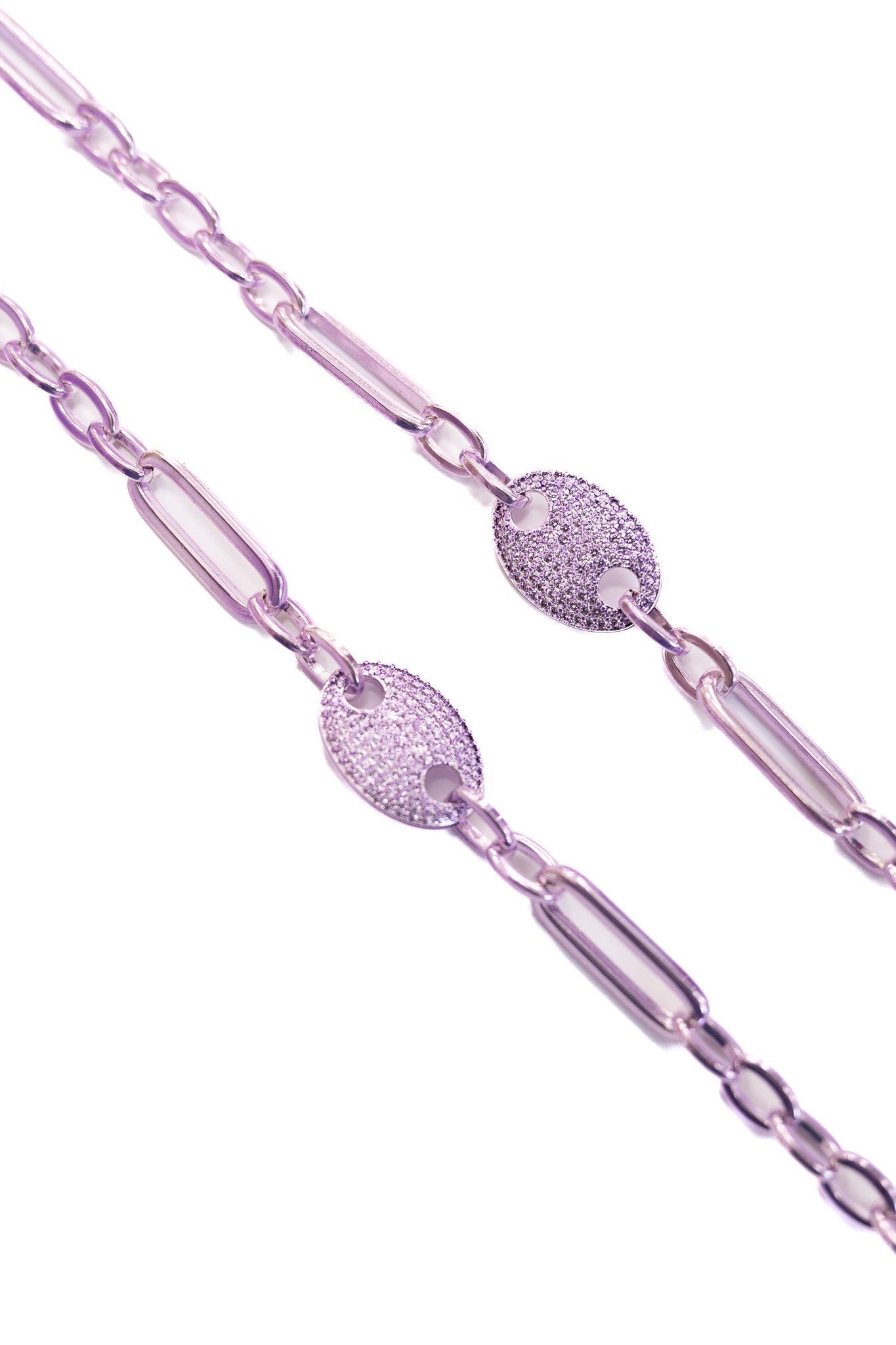 Alaia In The Sky Necklace - Liquid Metallic Lavender Mist