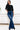 Gigi Fit To Flare High Rise Jeans - Dark Denim - By Alexa Rae