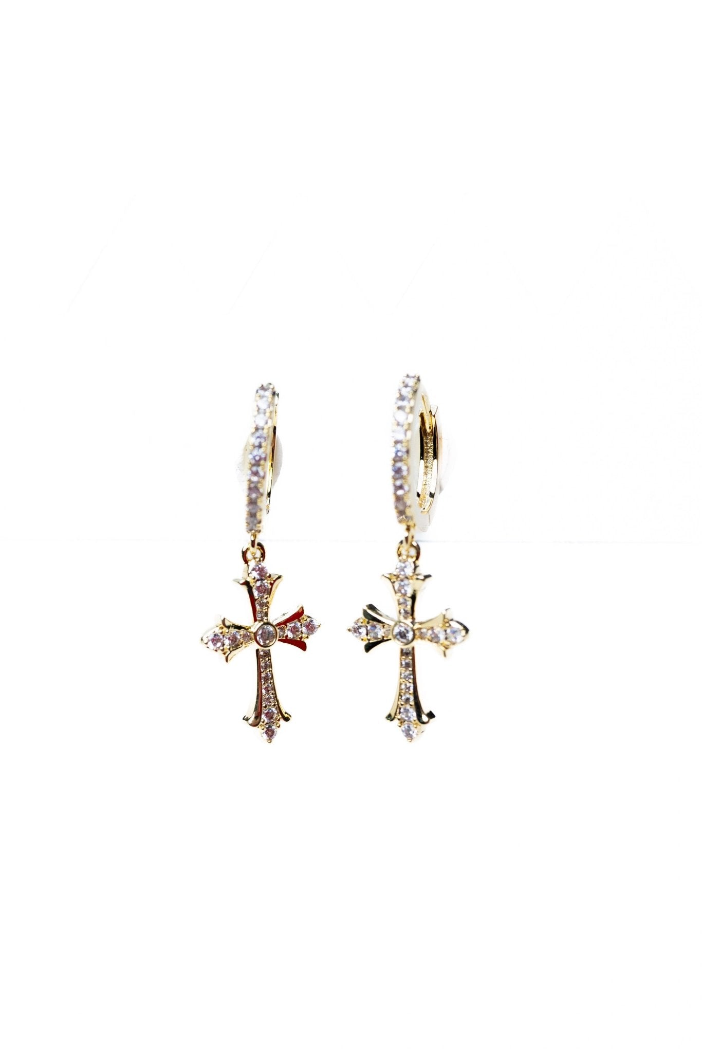 Grace Cross Earrings - By Alexa Rae