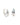 Greta Ray Earrings - Metallic Whisper - By Alexa Rae