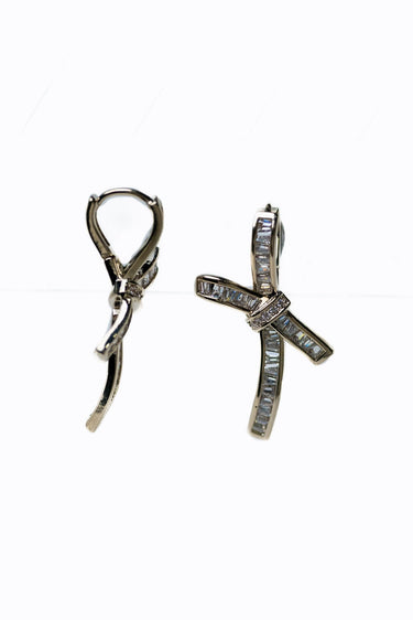 It's A Wrap Earrings - Metallic Linen - By Alexa Rae