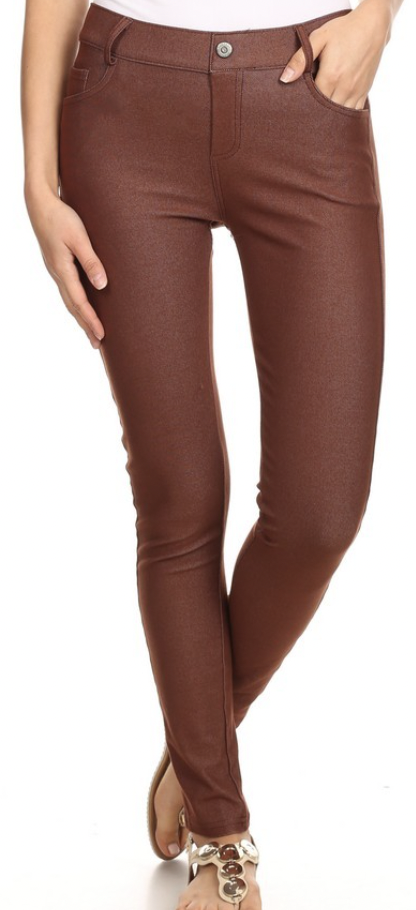 Perfect Pocket Skinny Jeggings - 8 Colors!