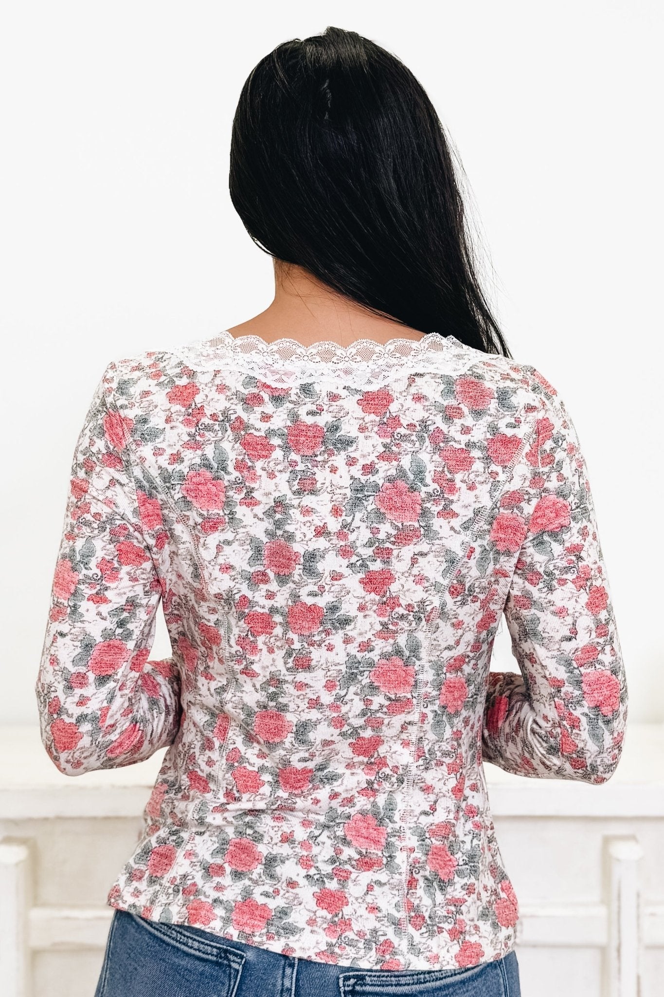 Kisses & Wishes Floral Top - By Alexa Rae