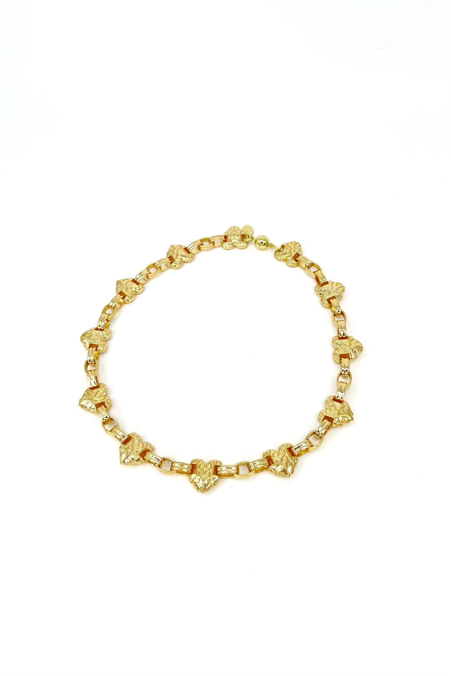 Fools Rush In Necklace - Liquid Metallic Mimosa