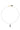 Locket Necklace - Metallic Linen - By Alexa Rae