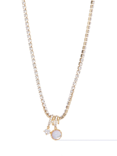 Night Sparks Necklace - Snow Glow - By Alexa Rae