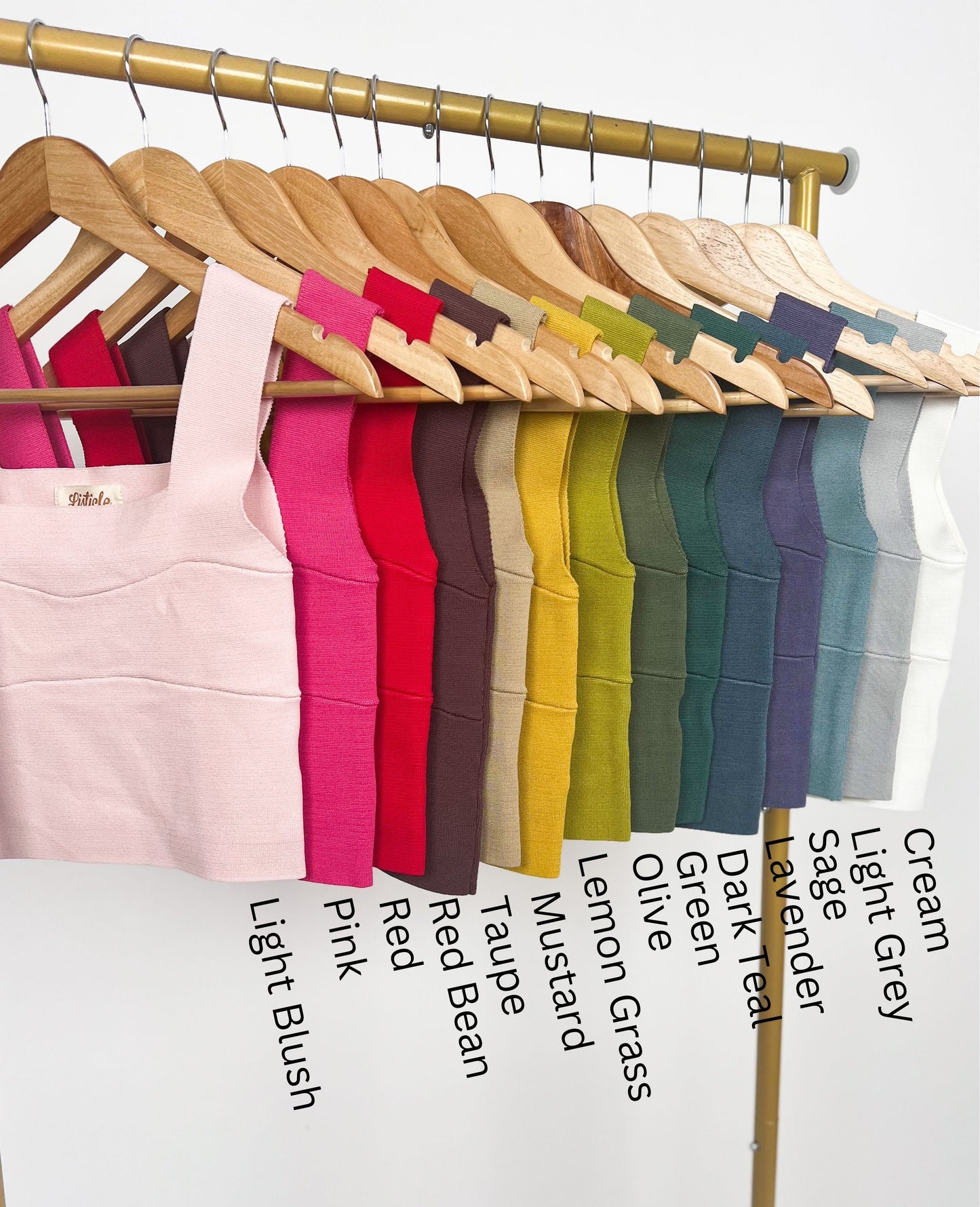 Wide Strap Brami Tank Top - 17 Colors!