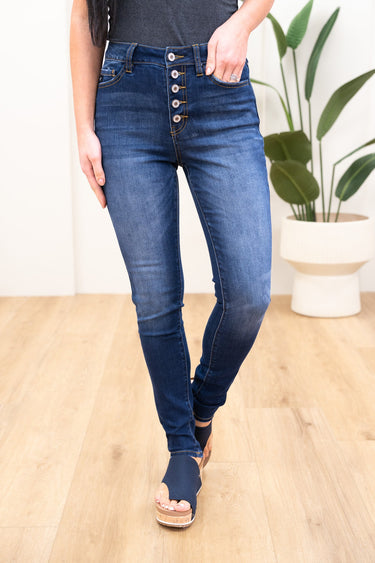 Kancan Roxy Jeans - Dark Denim