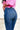 Peace & Positivity By Saige Denim - High Rise Embroidered Jeans - Medium - By Alexa Rae