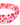 Pink Love Bracelet Set - Pink - By Alexa Rae