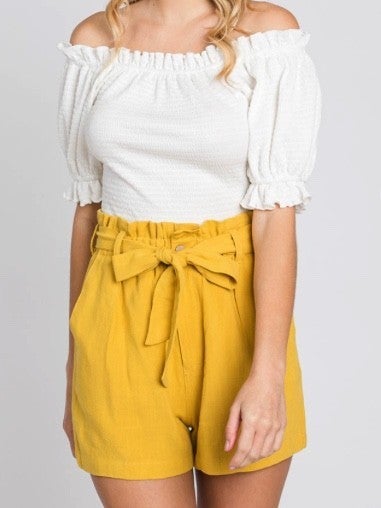 No Doubt About It Linen Shorts- 4 Colors!
