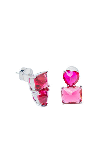 Rosyra Earrings - Silver Wild Orchid - By Alexa Rae