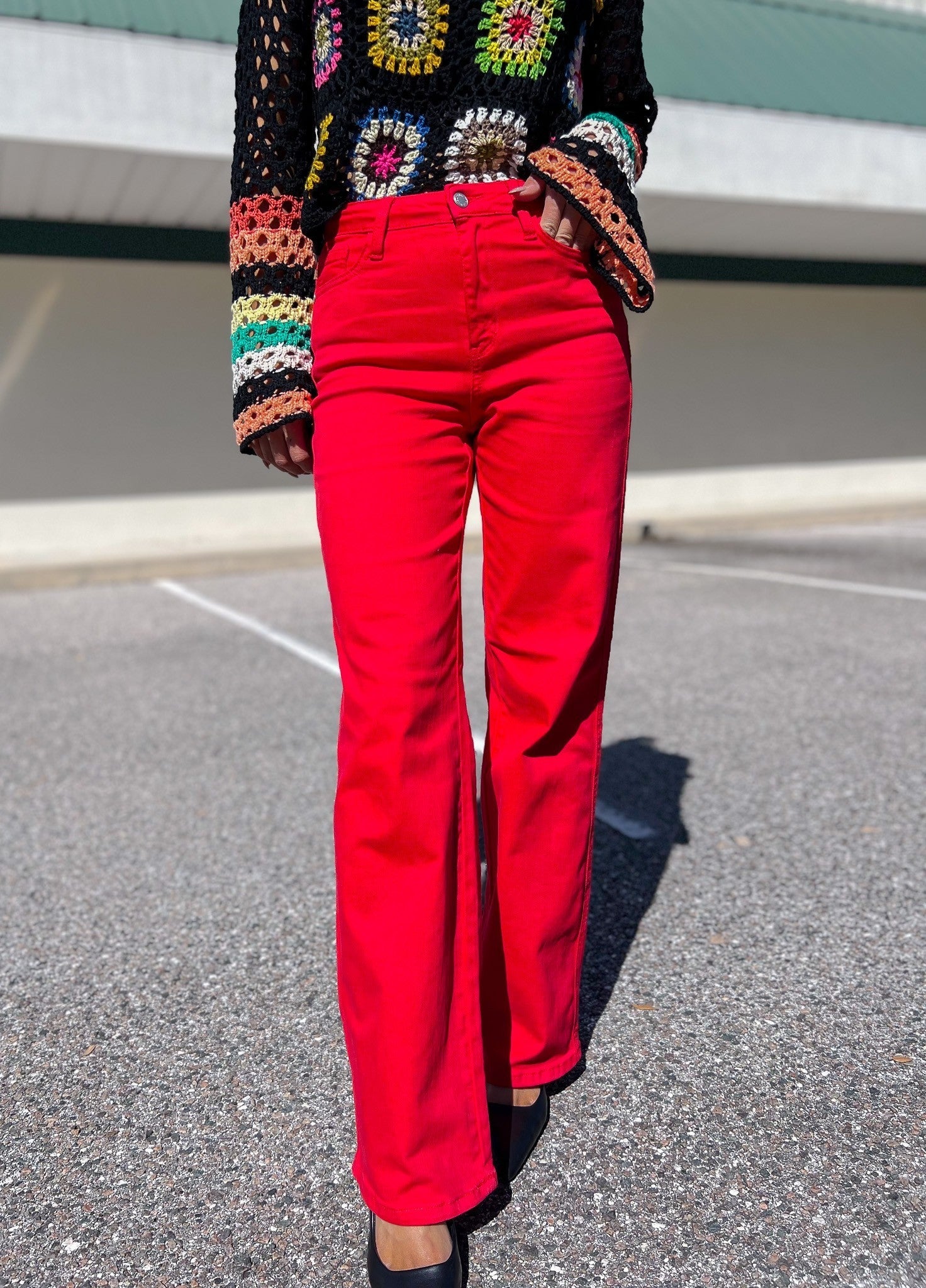 Judy Blue Red Hot Chili Peppers 90's Straight Jeans