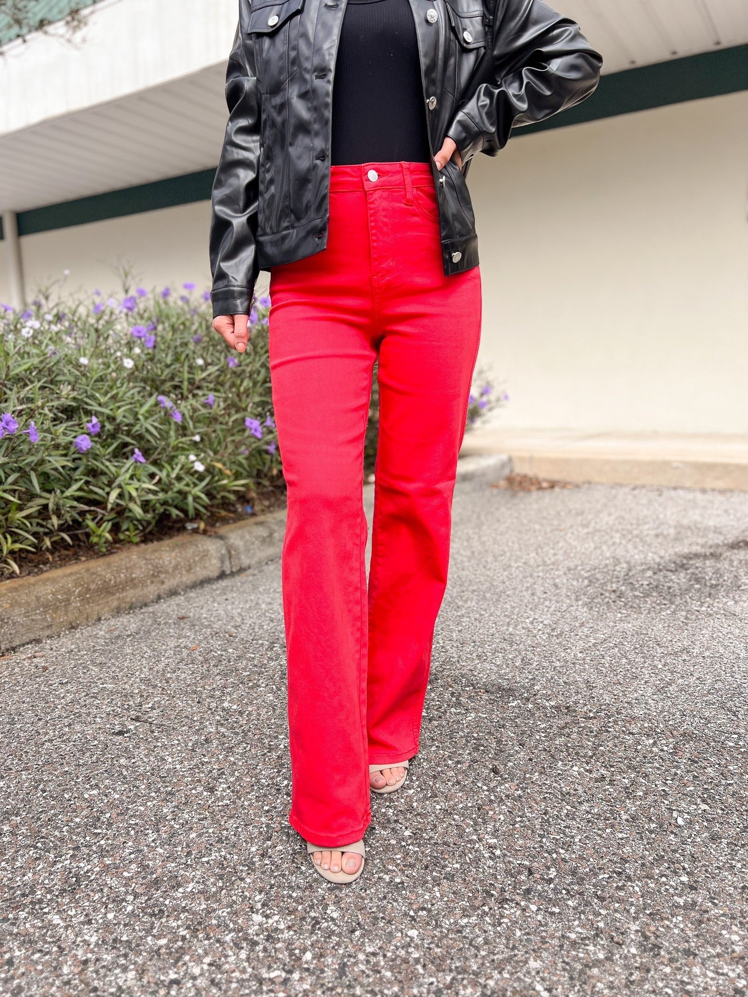 Judy Blue Red Hot Chili Peppers 90's Straight Jeans