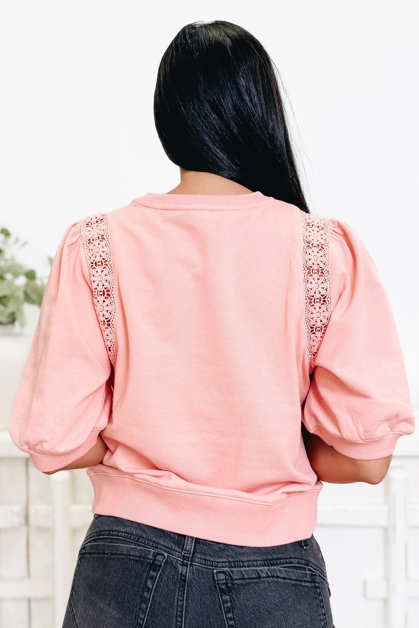 Space To Lace Top - 2 Colors! - By Alexa Rae