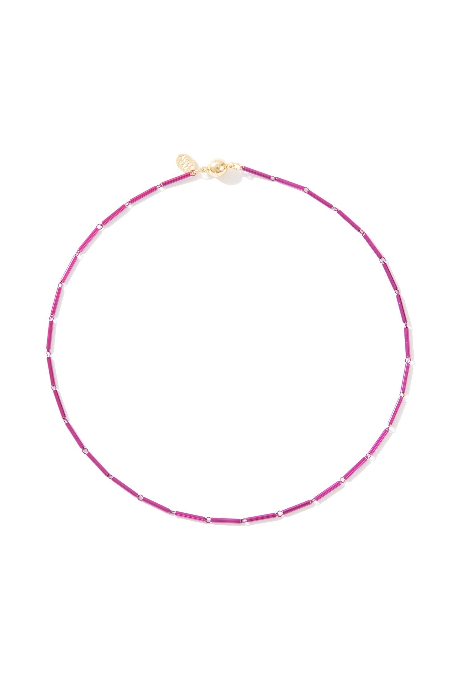 Streets Of Philadelphia Necklace - Liquid Metallic Viva Magenta