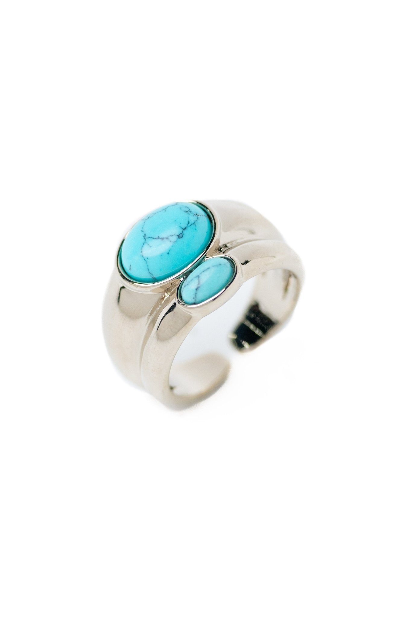 Texas Moon Ring - Linen Turquoise - By Alexa Rae