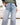 The Fray Game By Lovervet By Vervet - High Rise Rhinestone Wide Leg Jeans - By Alexa Rae