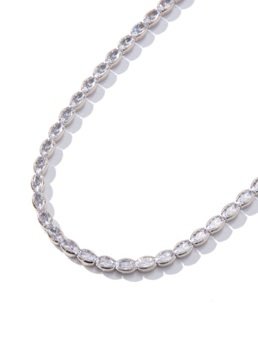Unforgettable Necklace - Metallic Linen - By Alexa Rae
