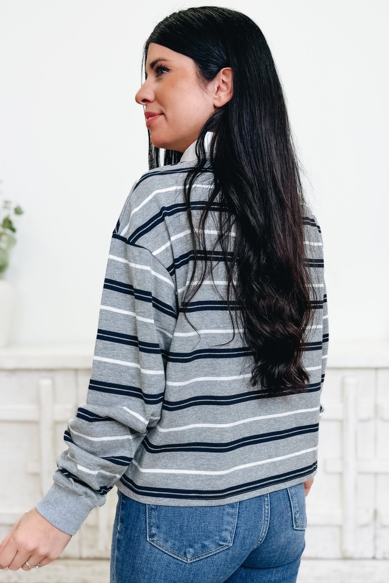 Waiting For You Stripe Top - 2 Colors! - By Alexa Rae