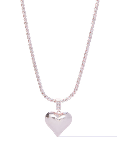 Wanna Fall In Love Necklace - Metallic Coconut - By Alexa Rae