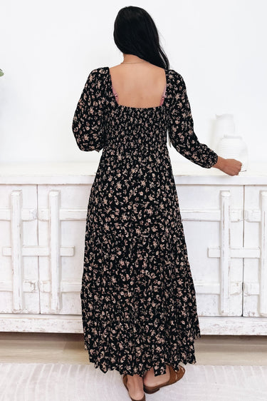 Welcome To The Dance Floral Midi Dress - By Alexa Rae