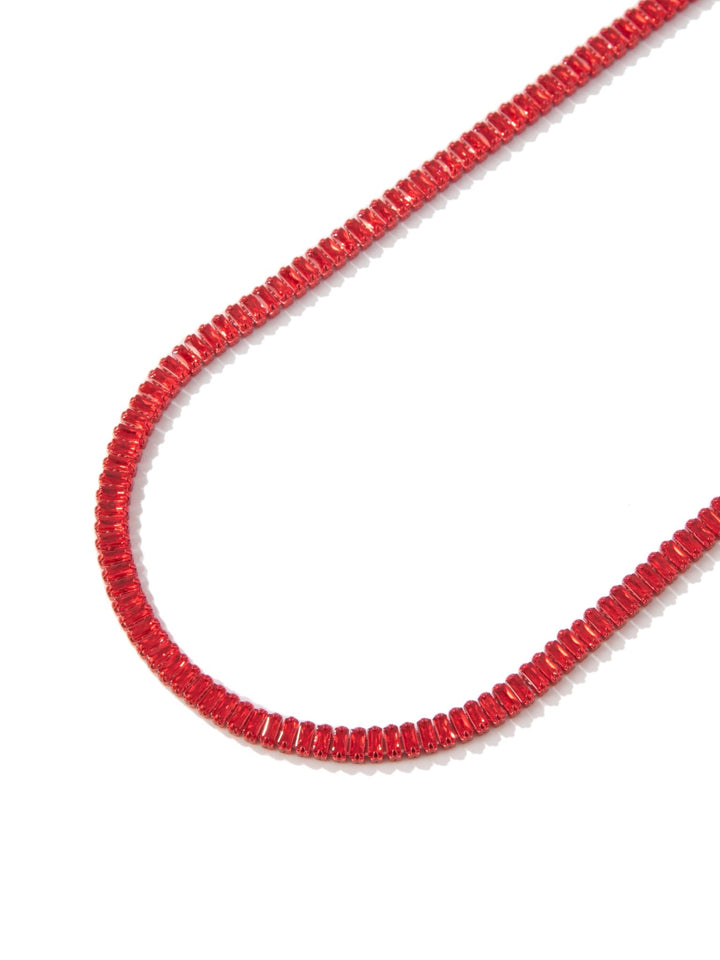 What Happens In Vegas Necklace - Metallic Rouge - By Alexa Rae