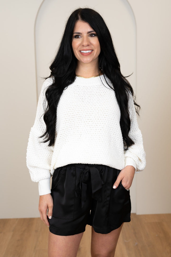 You Can Tie It In A Bow Shorts - 2 Colors!