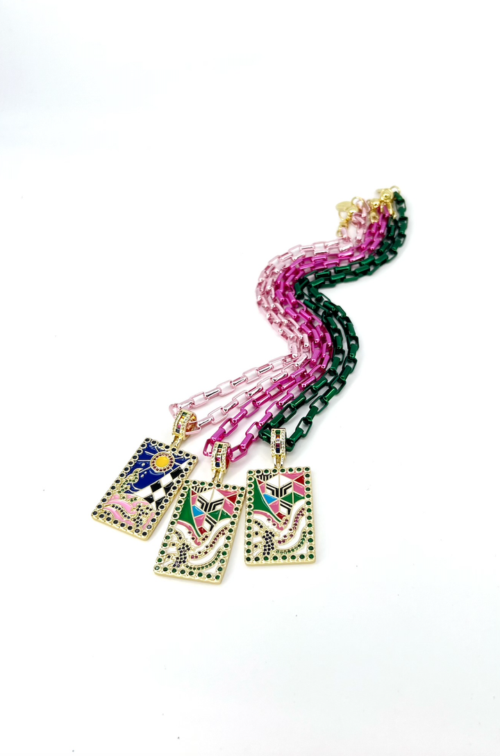 Graffiti Necklace - 3 Colors!