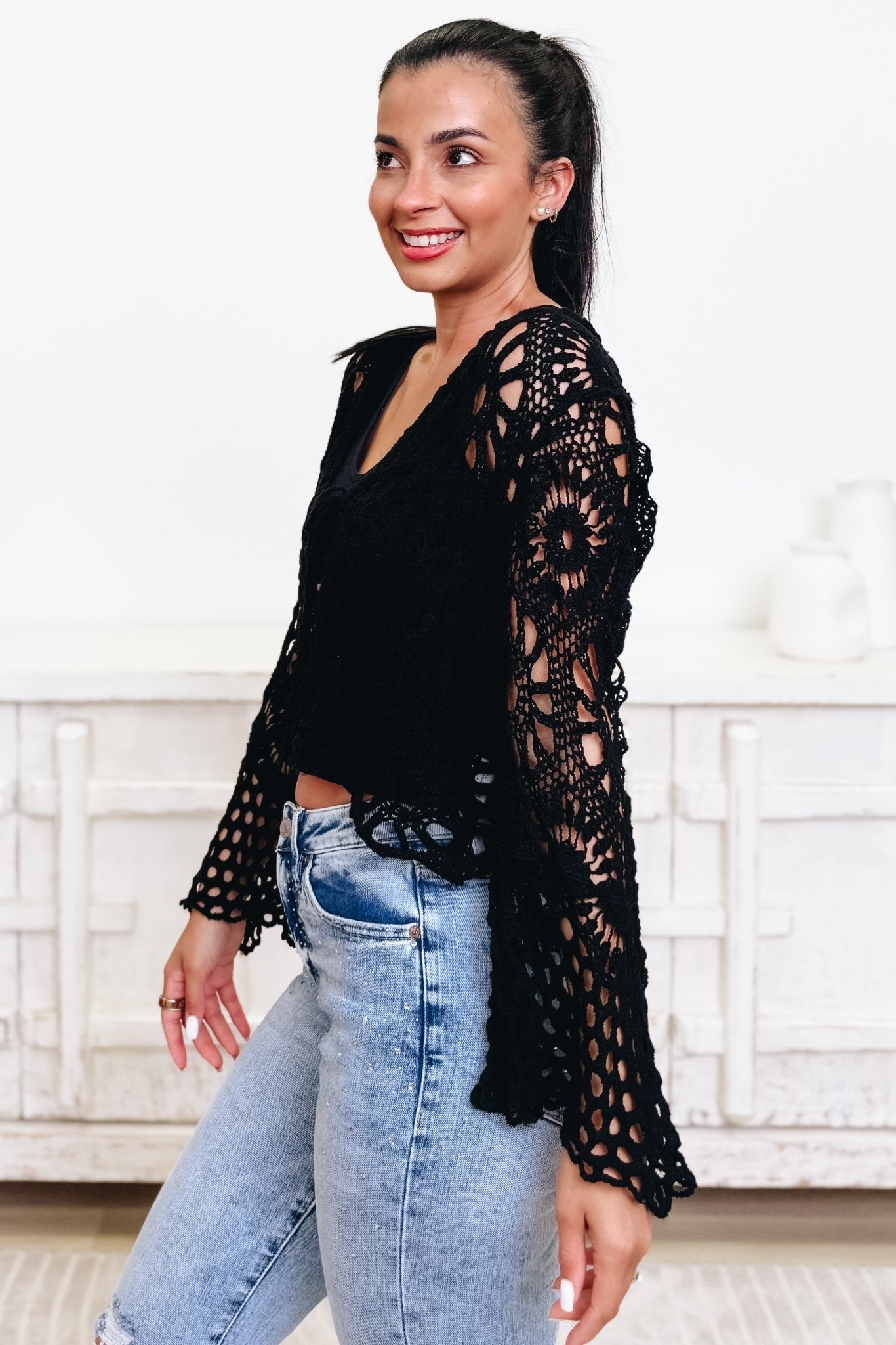 You Don't Say Crochet Top - By Alexa Rae