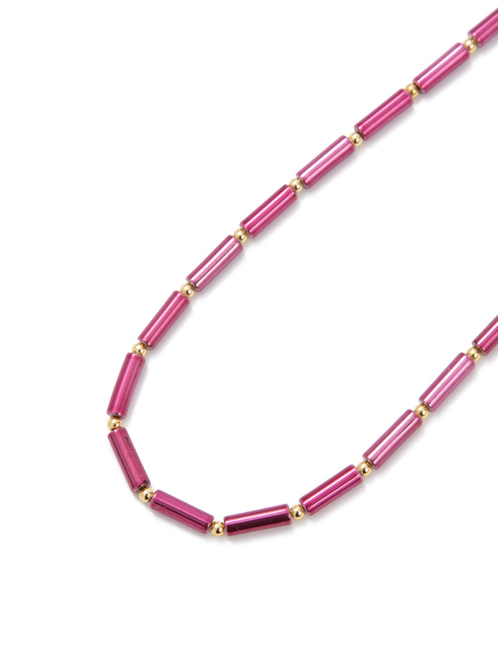Just Like This Necklace - Viva Magenta