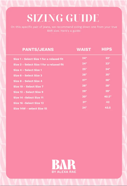 Set The Tone By Mica - High Rise Raw Hem Straight Leg Jeans