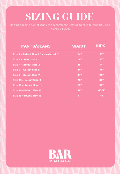 Pop The Bubbly By Mica -  High Rise Wide Leg Pearl Jeans - Ivy Indigo