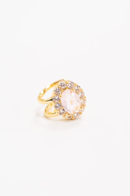 Blushing Rose Ear Cuff