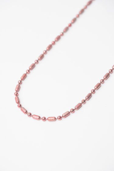 Modern Muse Necklace - Metallic Cocoblush