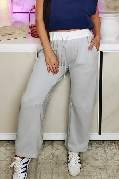 Believe You Me Sweatpants - Sky Blue