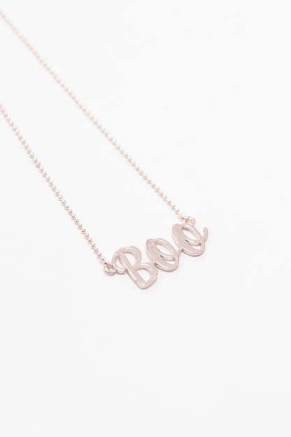 Boo Necklace - Metallic Starlight